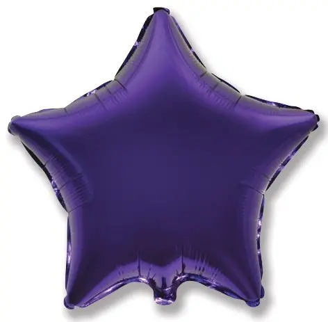 Foil Star-shaped balloon – 46 cm - Violet