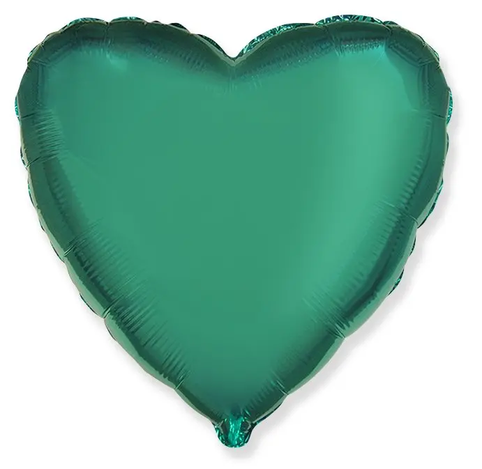Heart shaped balloon – 46 cm - Emerald