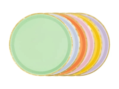 Plates "Colorful Birthday" (6 pieces)