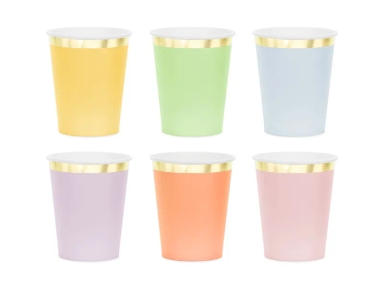 Cups "Colorful Birthday" (6 pieces)