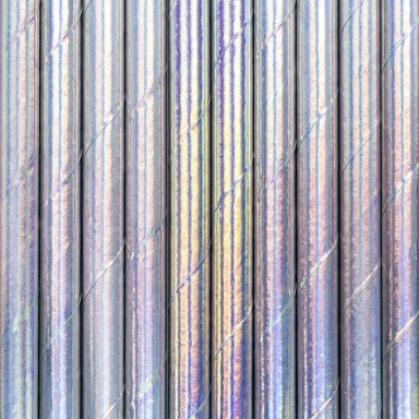 Cocktail straws "Iridescent" (10 pieces)