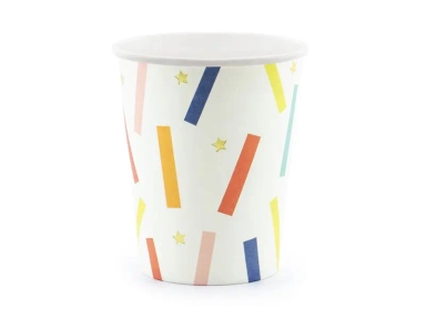 Cups "Colorful Birthday" (6 pieces)