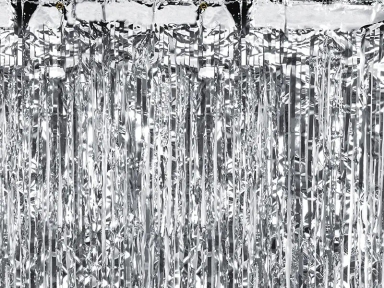 Party Curtains - Silver