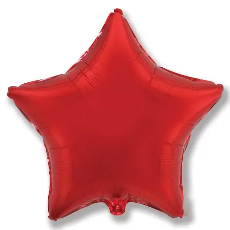 Foil Star-shaped balloon – 46 cm - Red