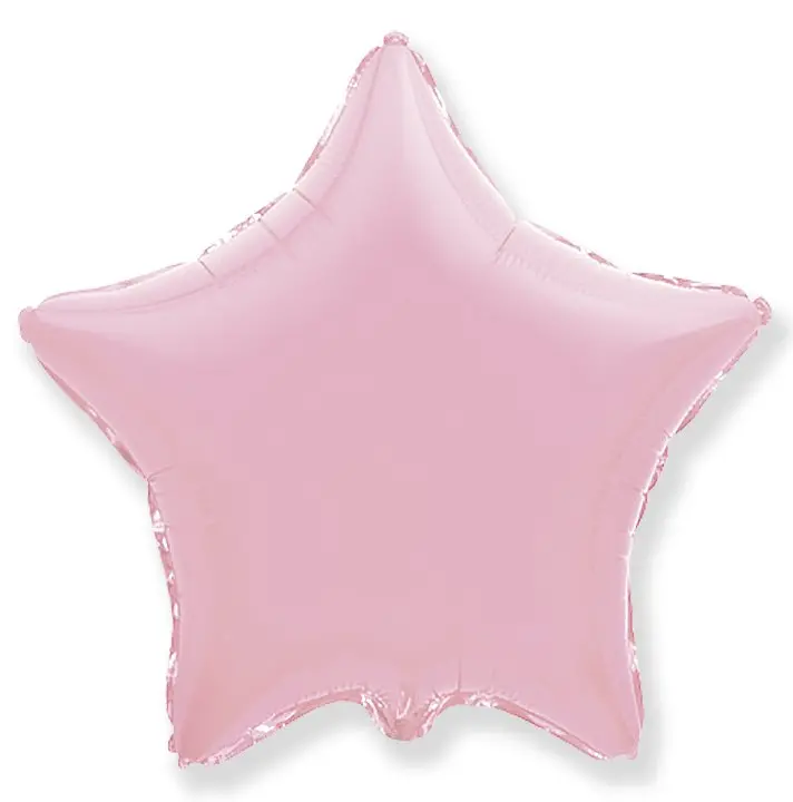 Foil Star-shaped balloon – 46 cm - Pastel Pink