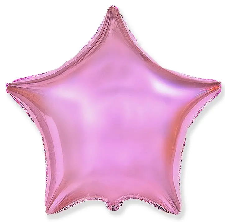 Foil Star-shaped balloon – 46 cm - Metallic Pink
