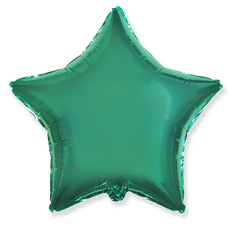 Foil Star-shaped balloon – 46 cm - Emerald