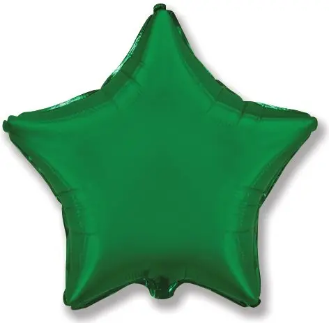 Foil Star-shaped balloon – 46 cm - Green