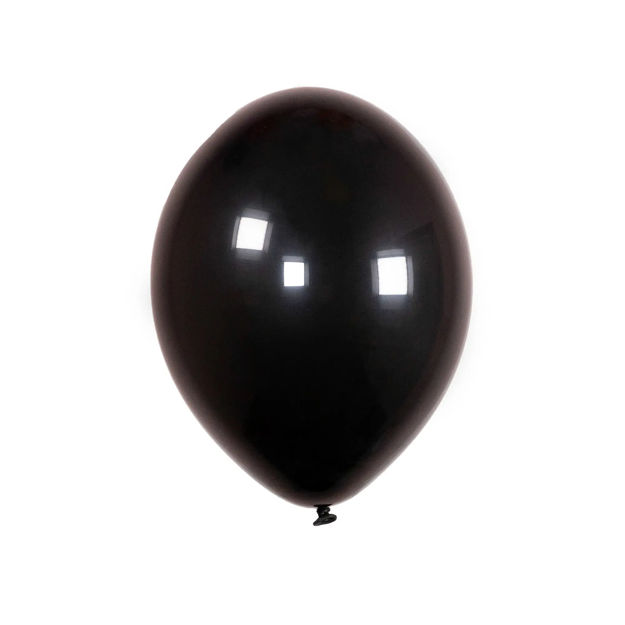 Latex balloon with helium – Solid color – 30 cm. - Black