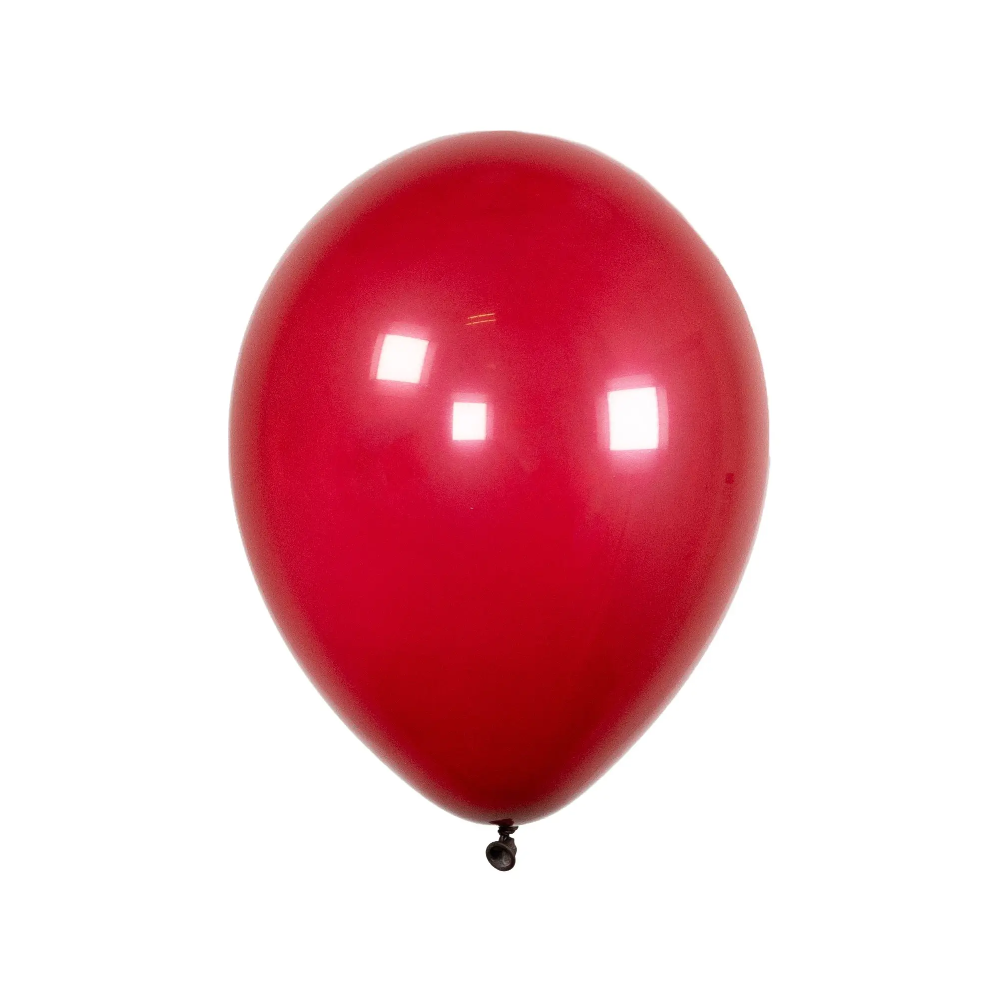 Latex balloon with helium – Solid color – 30 cm. - Burgundy