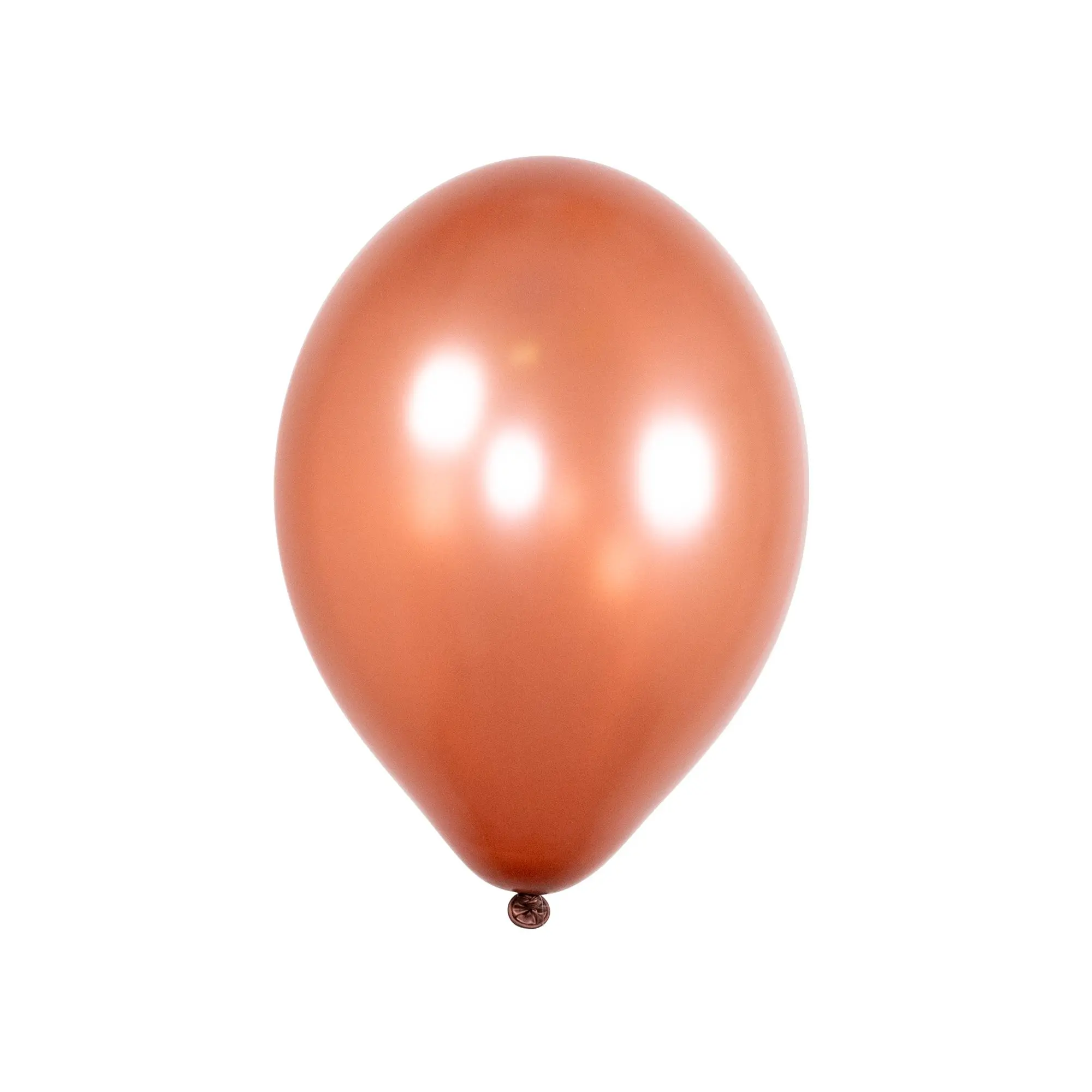 Latex Metallic balloon – 30 cm - Copper Brown