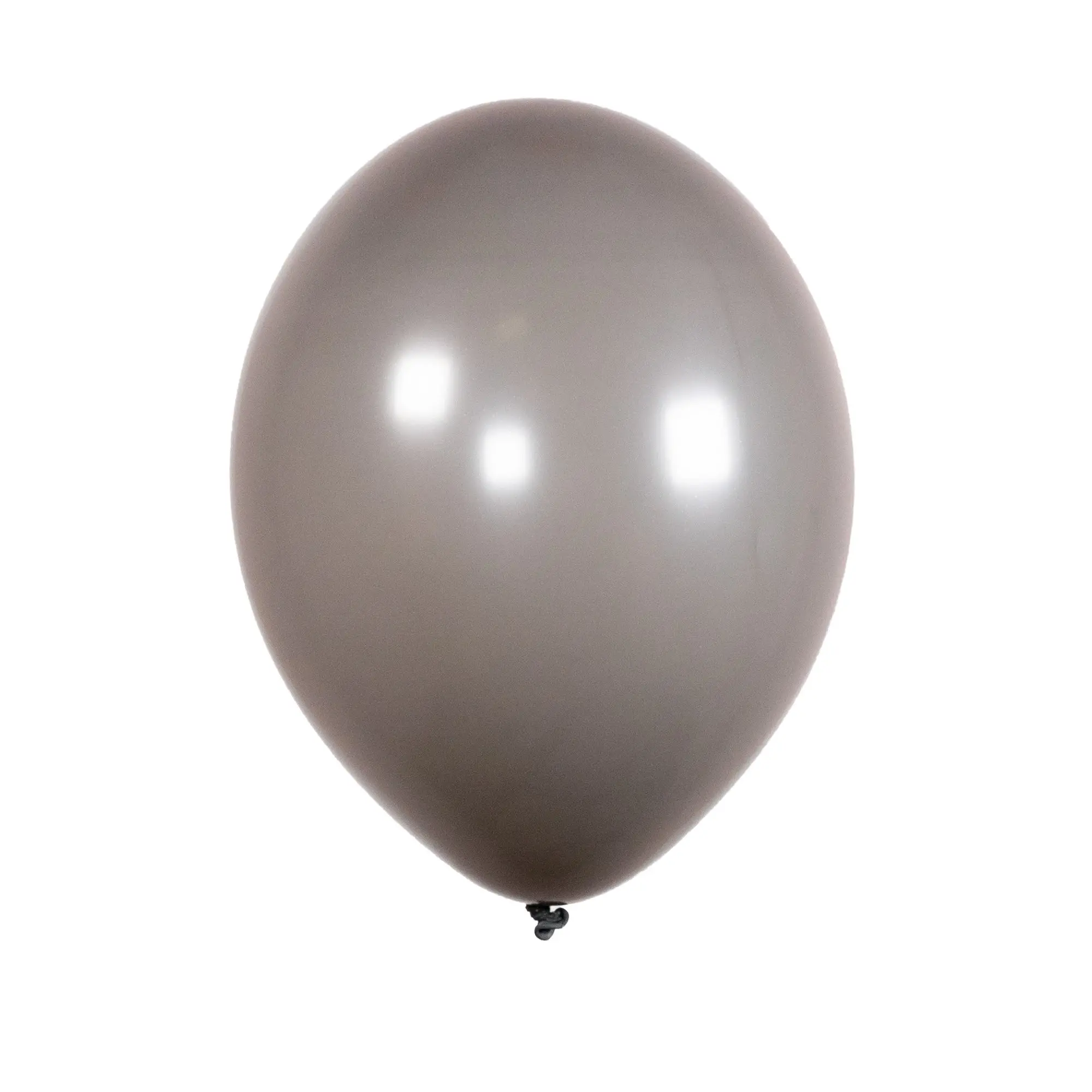 Latex balloon with helium – Solid color – 30 cm. - Dark Grey