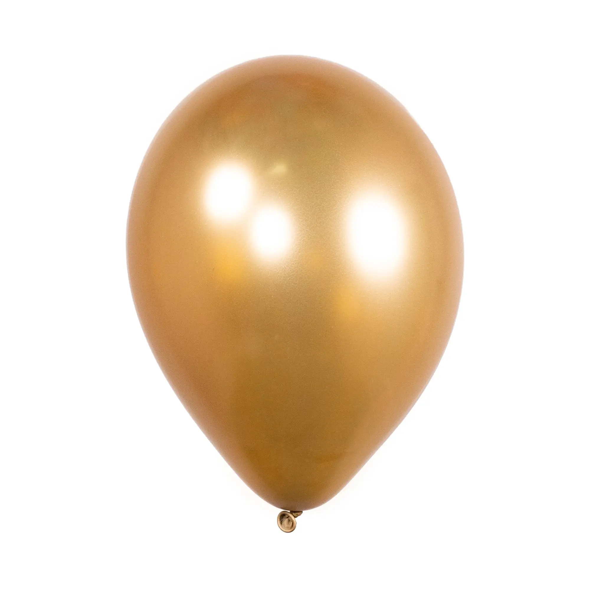 Latex Сhrome balloon – 30 cm - Gold