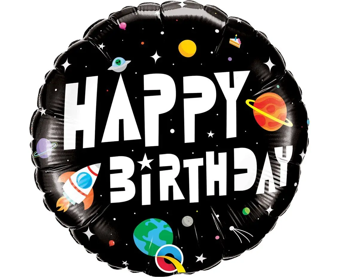 Happy Birthday Astronaut Balloon