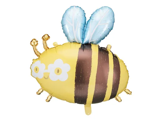 Foil balloon “Bee with glasses”