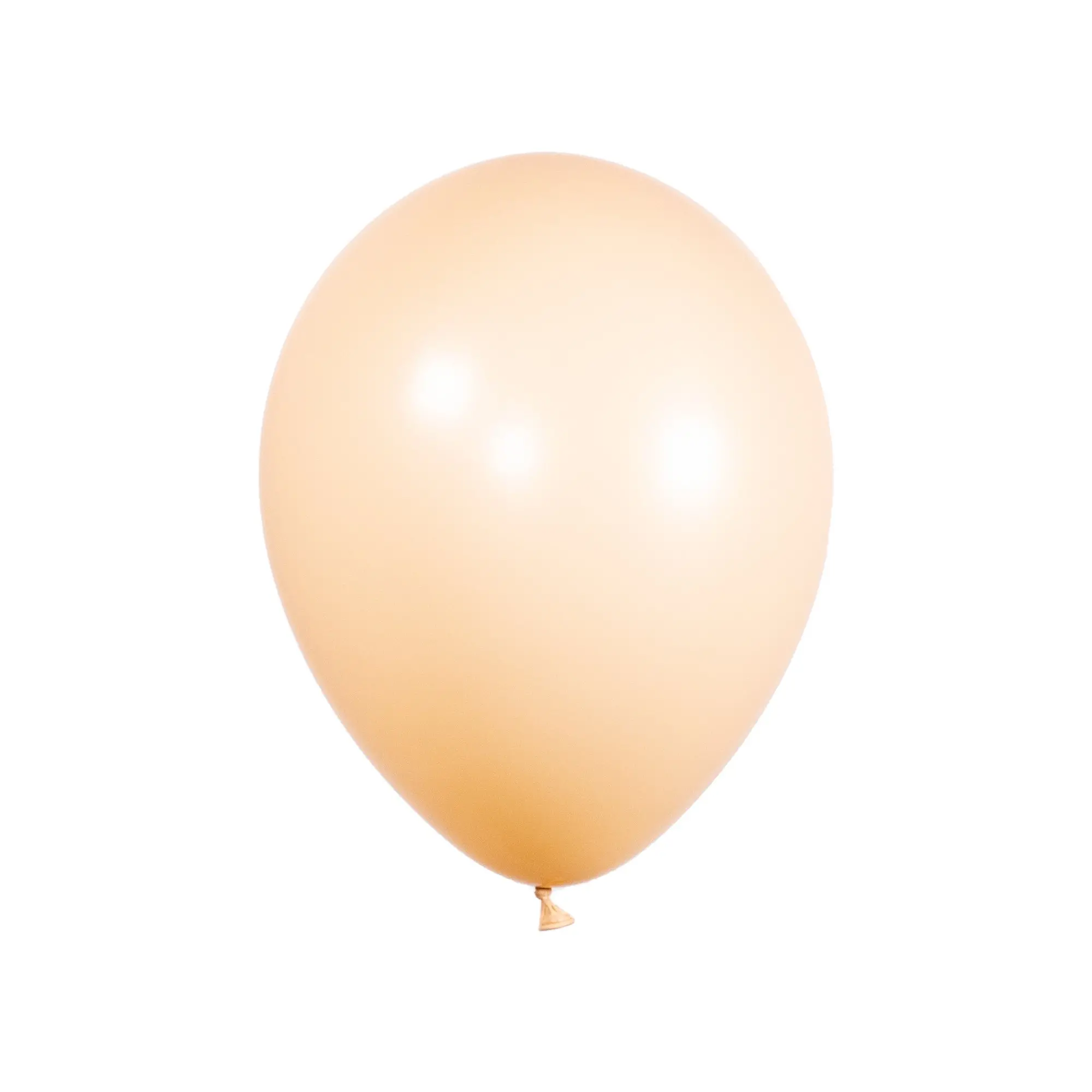 Latex balloon with helium – Solid color – 30 cm. - Peach