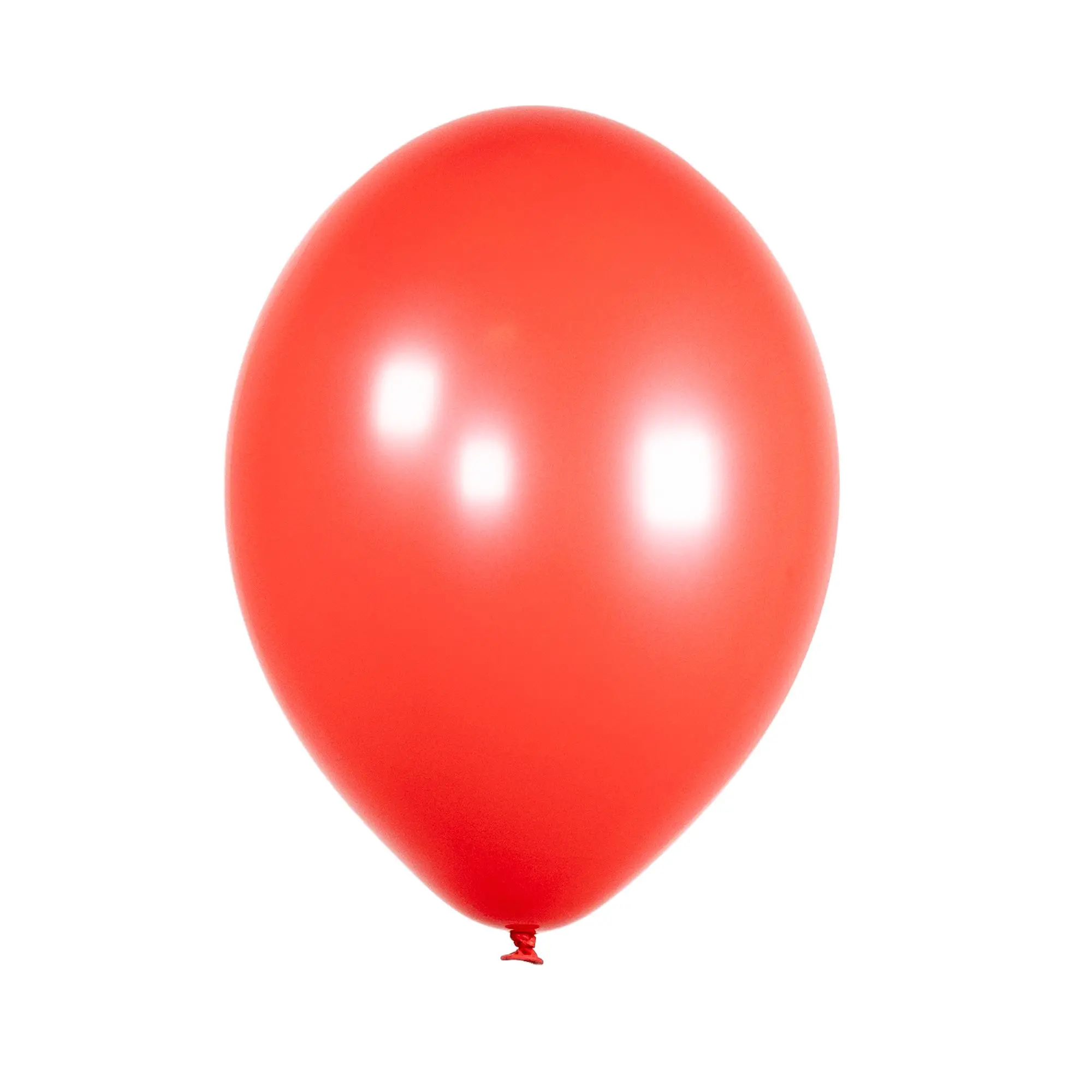 Latex balloon with helium – Solid color – 30 cm. - Red