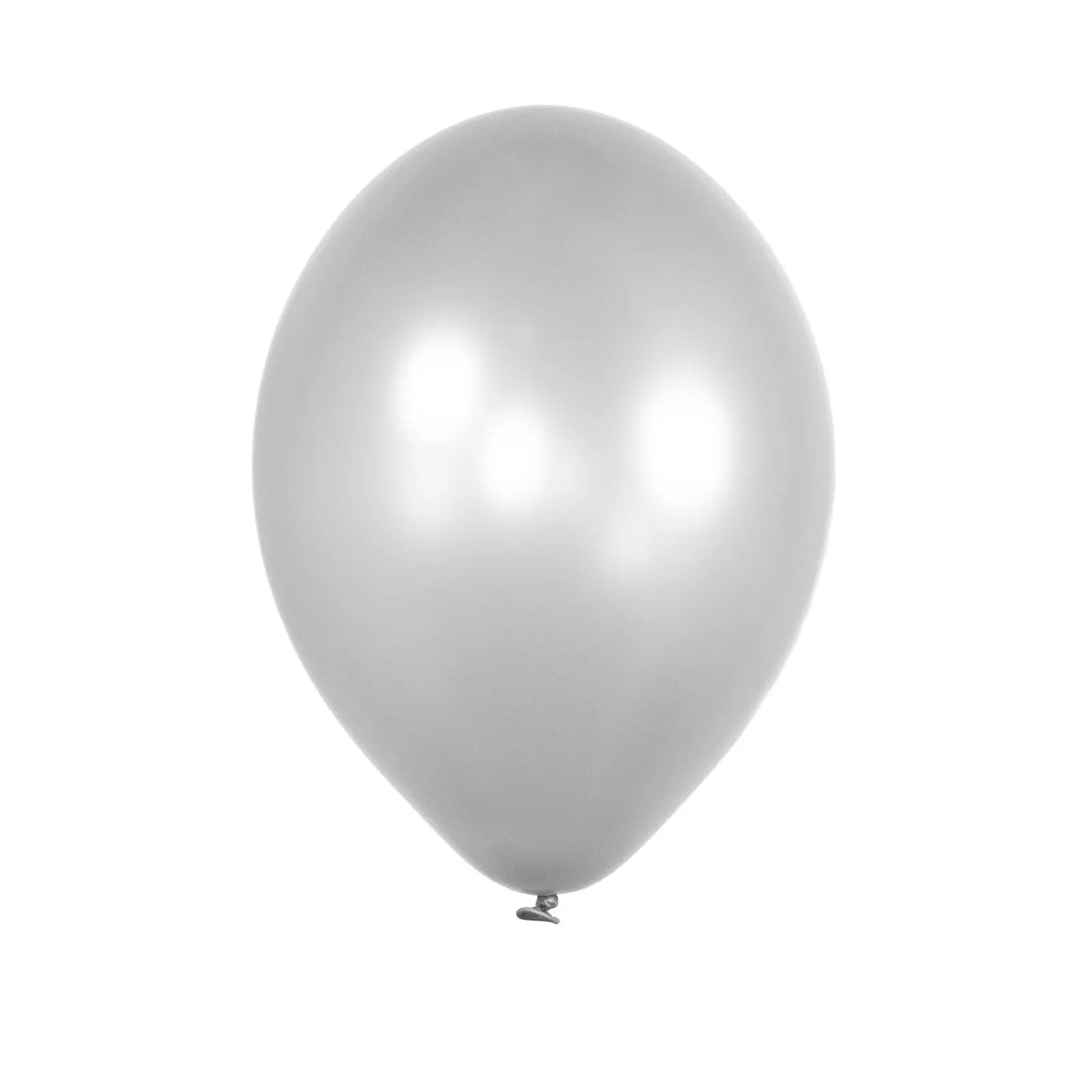 Latex Metallic balloon – 30 cm - Silver