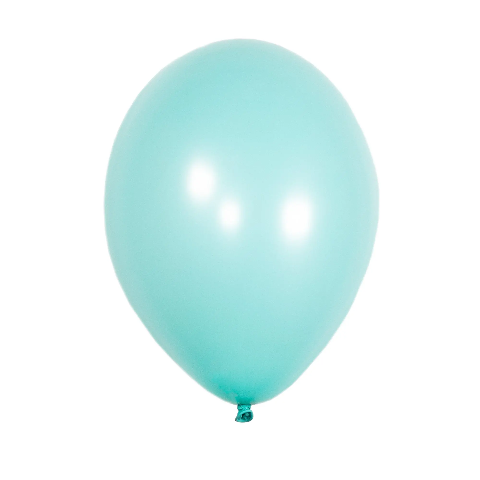 Latex balloon with helium – Solid color – 30 cm. - Tiffany