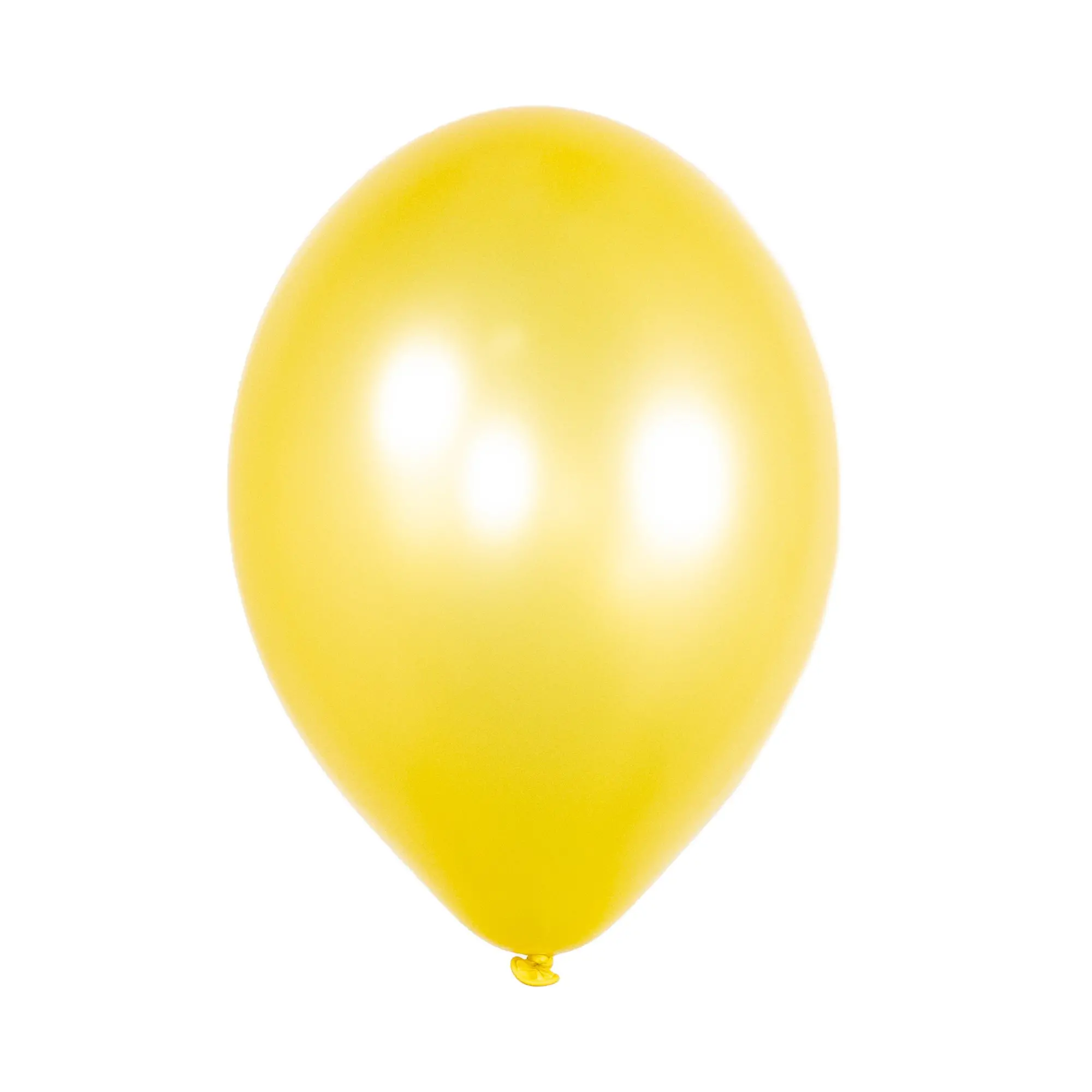 Latex Metallic balloon – 30 cm - Yellow