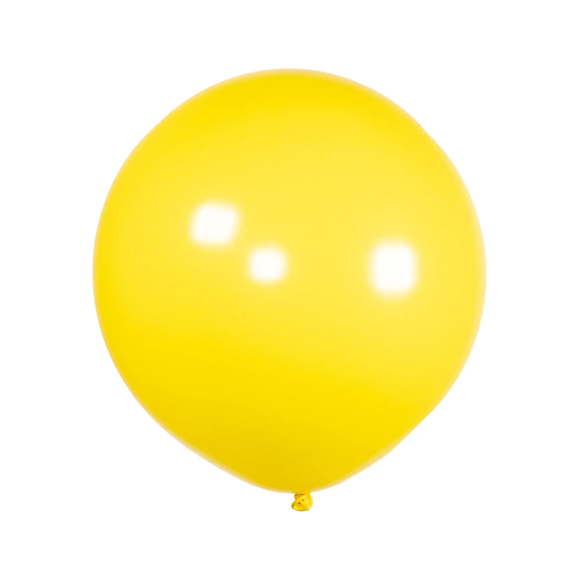 Latex colorful balloon – 48 cm - Yellow