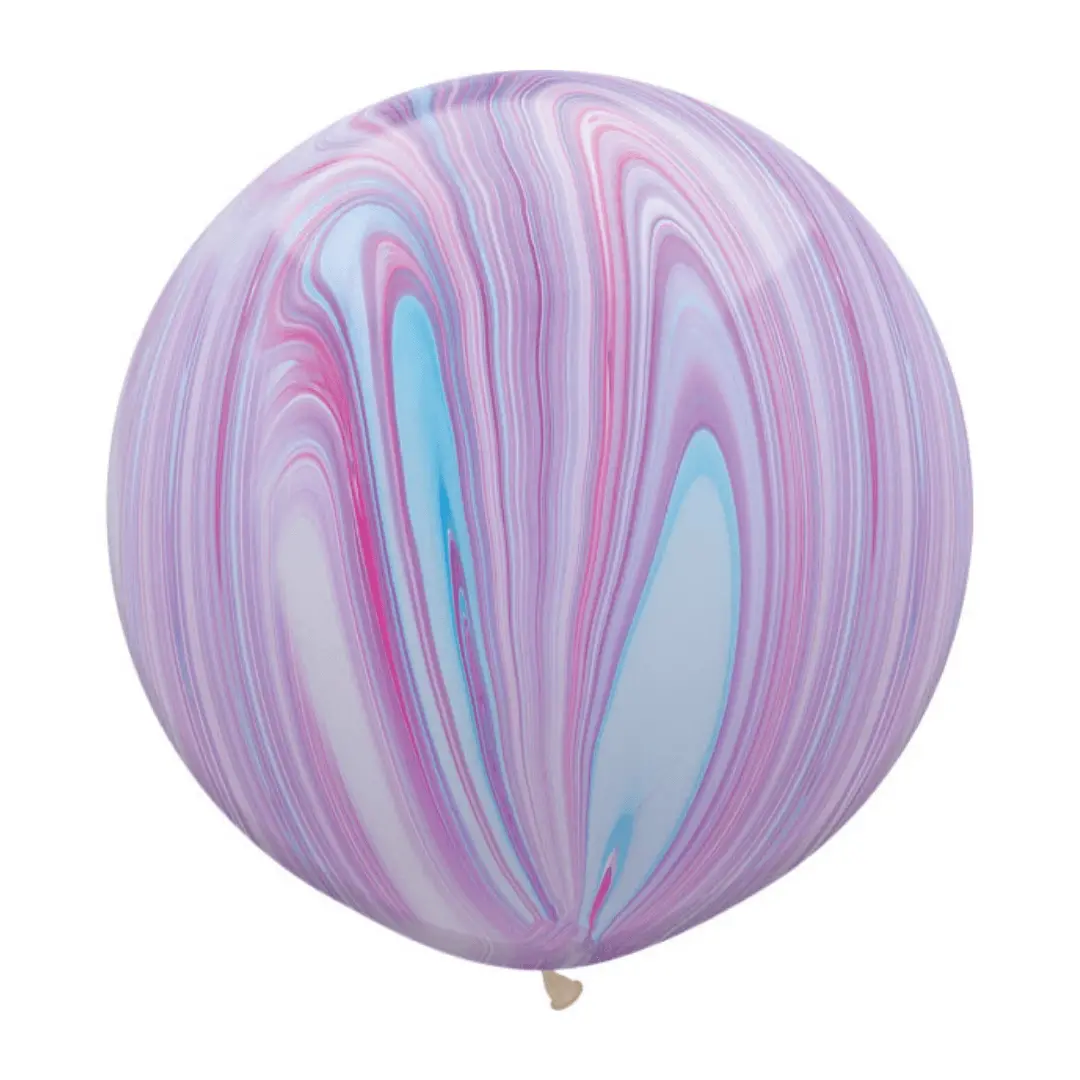 XL Latex Marble balloon – 80 cm - Zephyr