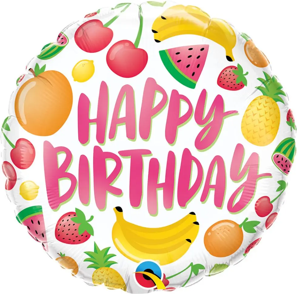 Fruits Happy Birthday Balloon