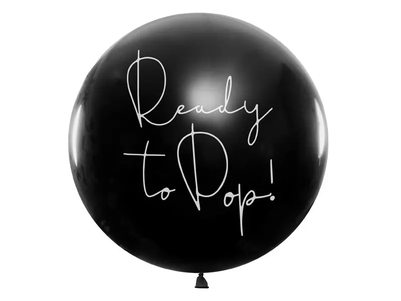 Gender Reveal Balloon Girl Pink Confetti