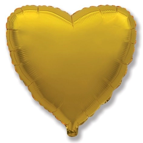 Heart Helium balloon – 80 cm - Gold