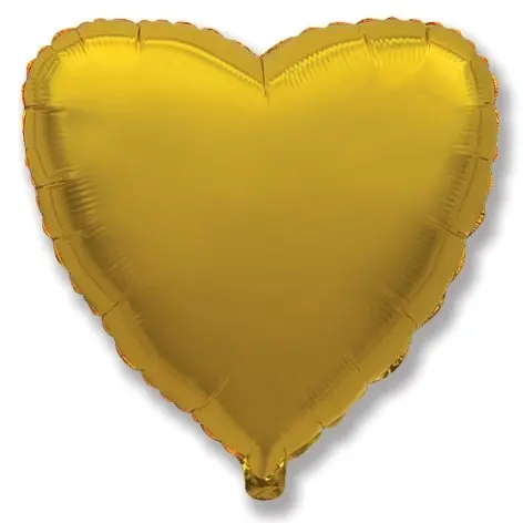 Heart shaped balloon – 46 cm - Gold