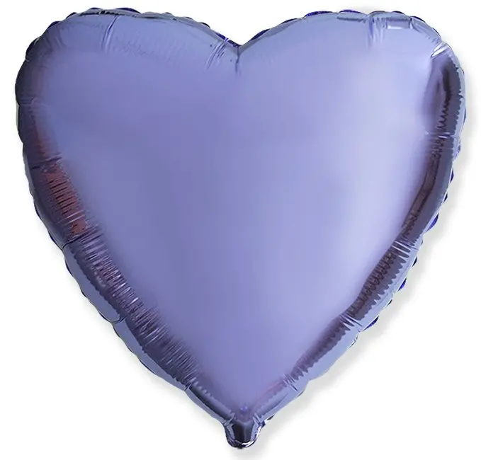 Heart shaped balloon – 46 cm - Lilac