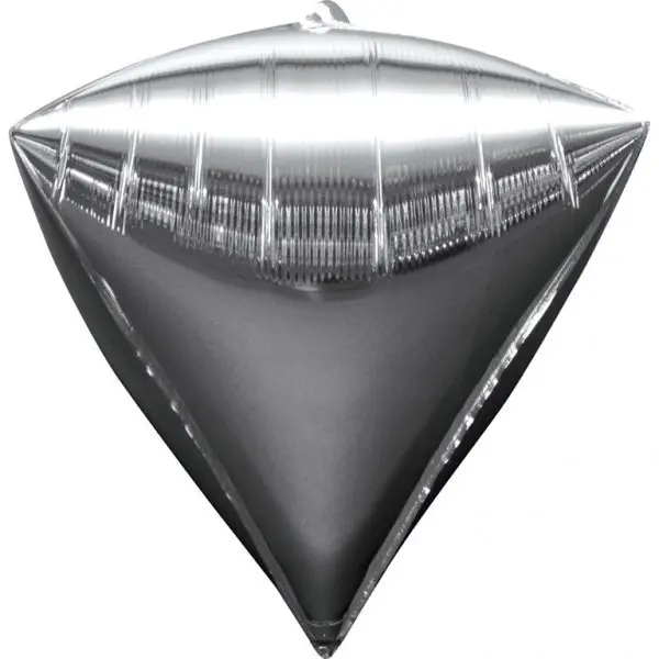 Orbz Diamond Silver Balloon