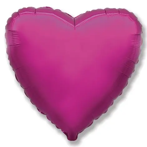 Heart shaped balloon – 46 cm - Purple