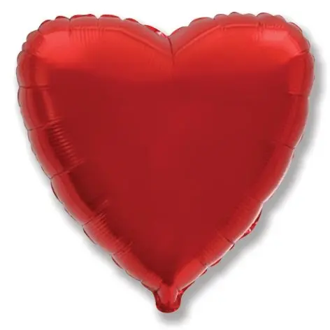 Heart shaped balloon – 46 cm - Red