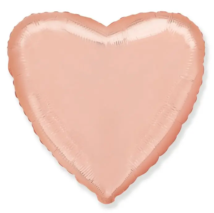 Heart shaped balloon – 46 cm - Rose Gold