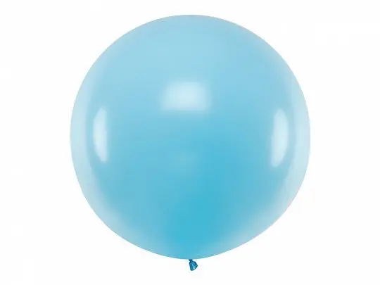 XL Colorful latex balloon – 70 cm - Light Blue