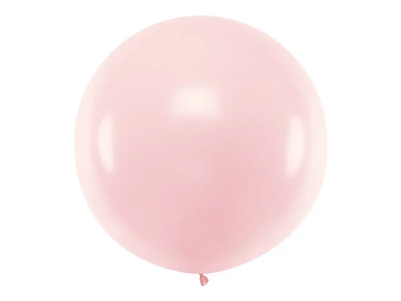XL Colorful latex balloon – 70 cm - Pastel Baby Pink
