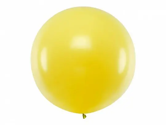 XL Colorful latex balloon – 70 cm - Yellow