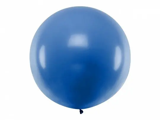 XXL Colorful latex balloon – 1 m - Blue