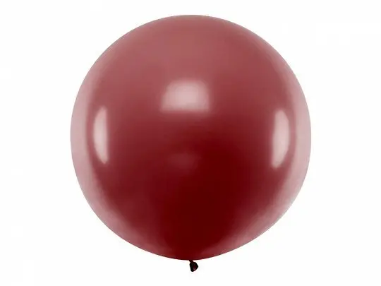 XL Colorful latex balloon – 70 cm - Burgundy